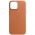 Шкіряний чохол Leather Case (AA) with MagSafe для Apple iPhone 14 Pro Max (6.7") Коричневий / Coppe