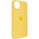 Чохол Silicone case (AAA) with Magsafe для Apple iPhone 14 Pro (6.1") Жовтий / Sunglow
