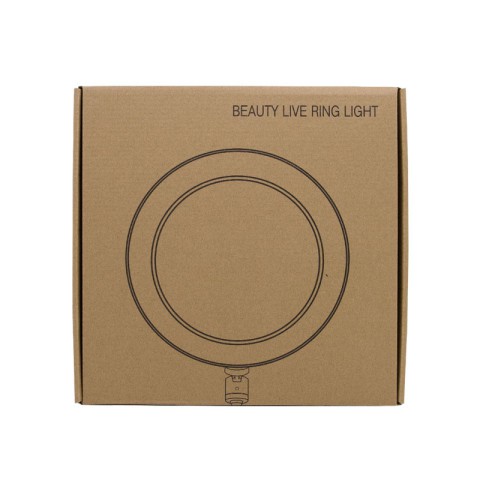 Кільцева світлодіодна LED лампа Flat Ring 8" Black