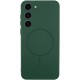 Чохол Silicone Cover Lakshmi Full Camera (AA) with MagFit для Samsung Galaxy S23 Зелений / Dark green