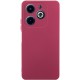 Чохол TPU GETMAN Liquid Silk Full Camera для Infinix Hot 40i Бордовий / Marsala