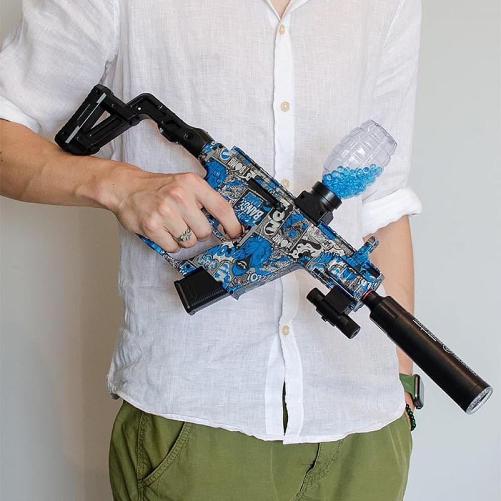 Автомат на гідрогелевих кульках (орбізах) Gel Energy Graffiti Blue Автомат на гідрогелевих кульках (орбізах) Gel Energy Graffiti Blue