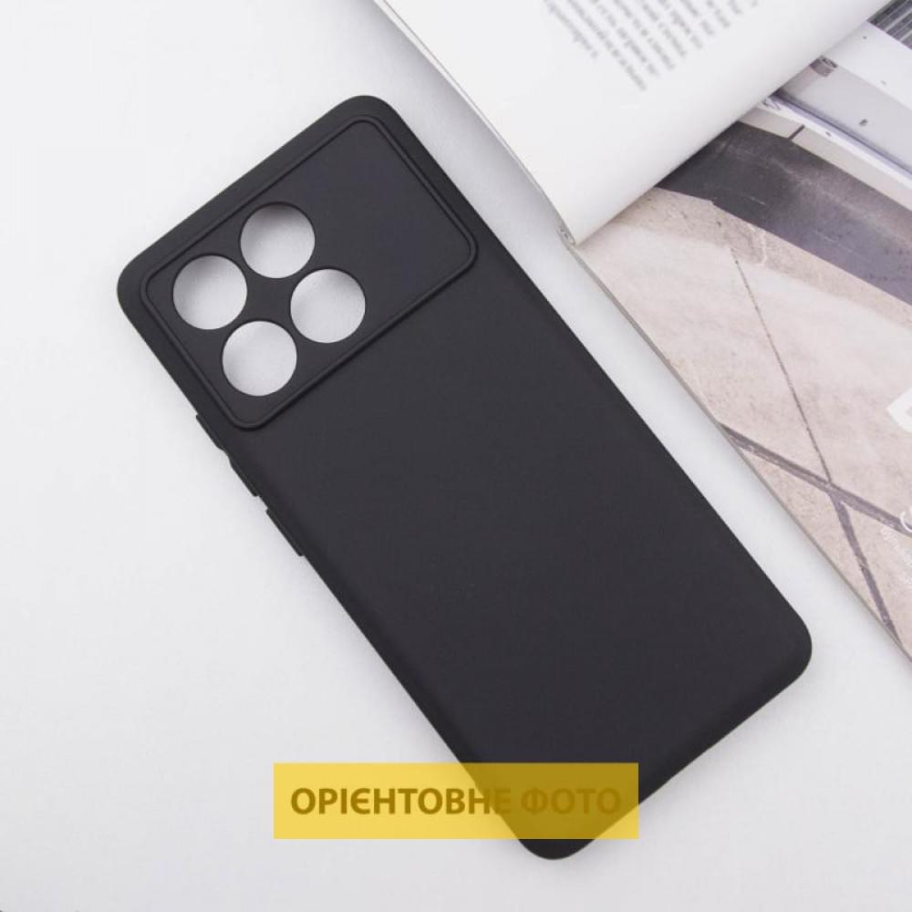 Чохол TPU GETMAN Liquid Silk Full Camera для Xiaomi Poco X6 / Note 13 Pro 5G Чорний / Black