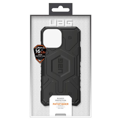 Ударостійкий чохол UAG Pathfinder with MagSafe для Apple iPhone 14 Pro (6.1") Чорний