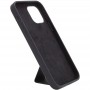 Чохол Silicone Case Hand Holder для Apple iPhone 12 Pro Max (6.7") Чорний / Black