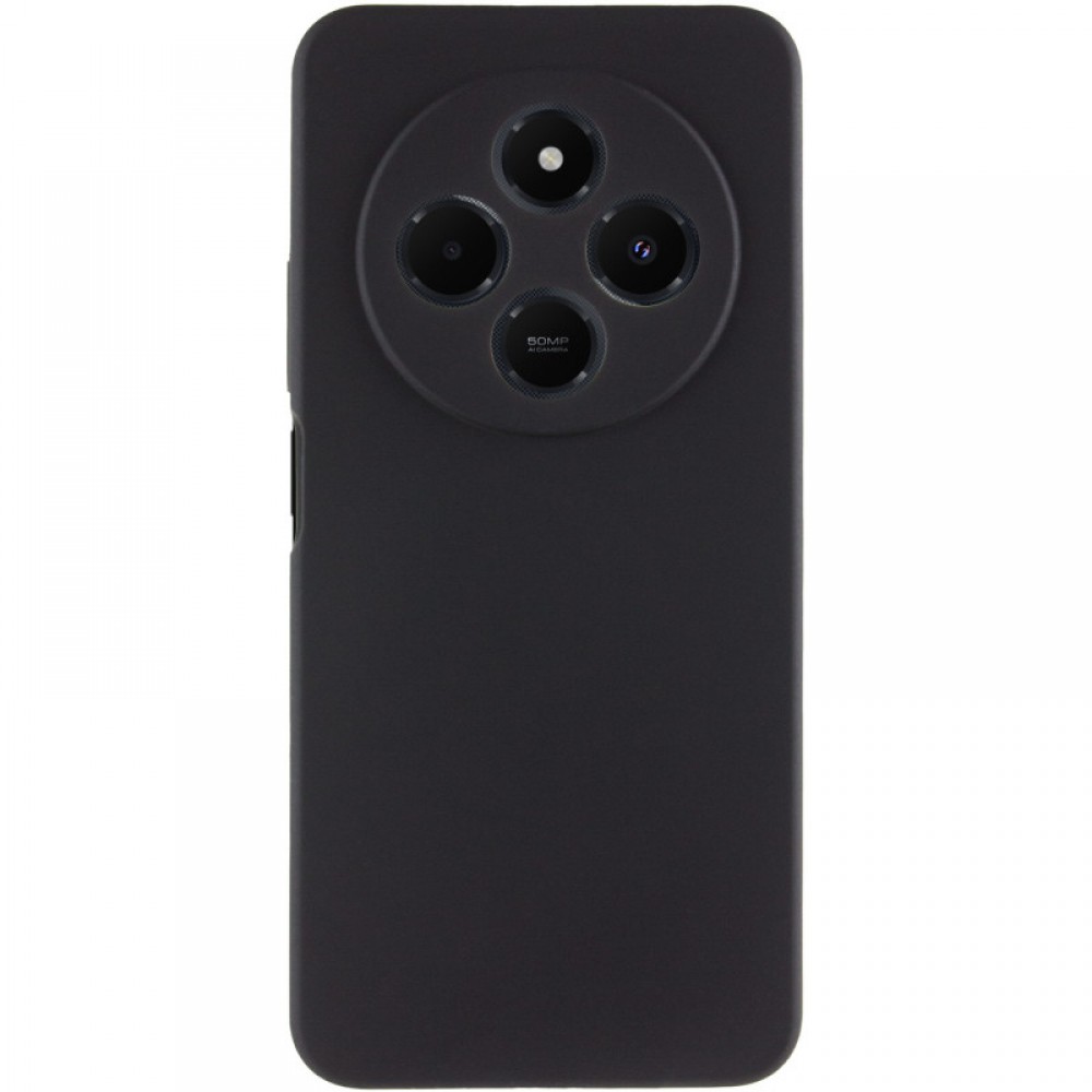 Чохол Silicone Cover Lakshmi Full Camera (AAA) для Xiaomi Redmi 14C / Poco C75 Чорний / Black