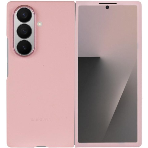 Шкіряний чохол Leather Case (AAA) для Samsung Galaxy Z Fold7 Pink