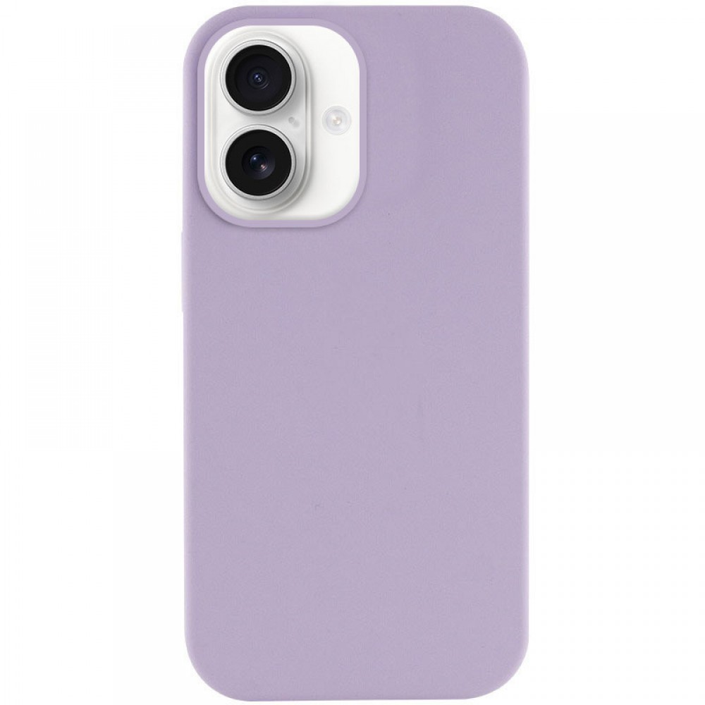 Чохол Silicone Case Full Protective (AA) NO LOGO для Apple iPhone 16 Plus (6.7") Бузковий / Lilac