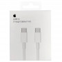 Дата кабель USB-C to USB-C FineWoven for Apple (AAA) (1m) (box) White