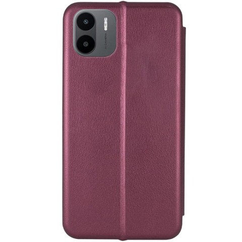 Шкіряний чохол-книжка Classy для Xiaomi Redmi A1 / A2 Бордовий