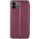 Шкіряний чохол-книжка Classy для Xiaomi Redmi A1 / A2 Бордовий