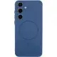 Чохол Silicone Cover Lakshmi Full Camera (AA) with MagFit для Samsung Galaxy S24 FE Синій / Navy blue