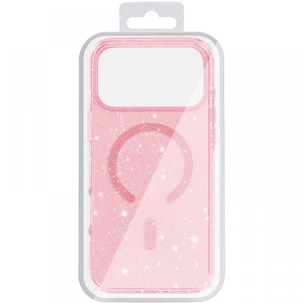 Чохол TPU Eclipse Sparkle (MagFit) для Apple iPhone 17 Pro Max (6.9") Pink