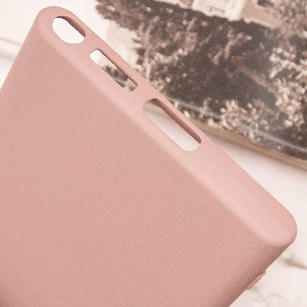 Чохол TPU GETMAN Liquid Silk Full Camera для Samsung Galaxy S24 Ultra Рожевий / Pink Sand