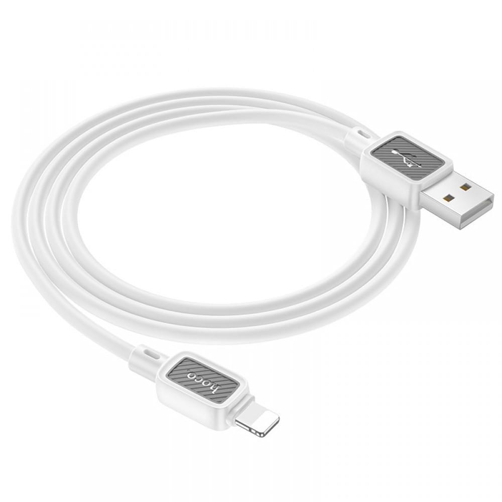 Дата кабель Hoco X108 Benefit USB to Lightning 2.4A (1m) White