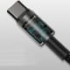 Дата кабель Baseus Tungsten Gold Type-C to Type-C Cable 100W (1m) (CATWJ-01) Чорний