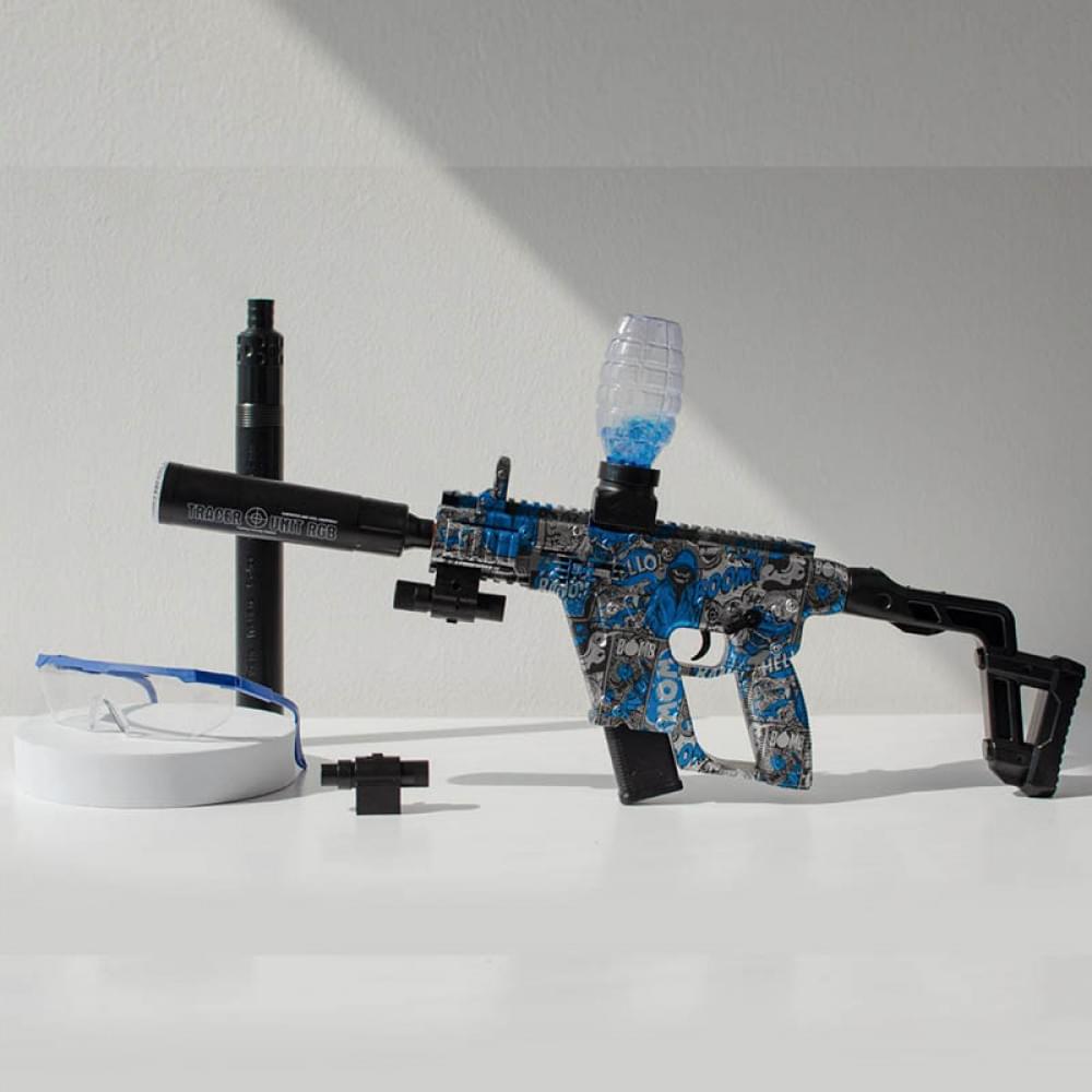 Автомат на гідрогелевих кульках (орбізах) Gel Energy Graffiti Blue Автомат на гідрогелевих кульках (орбізах) Gel Energy Graffiti Blue