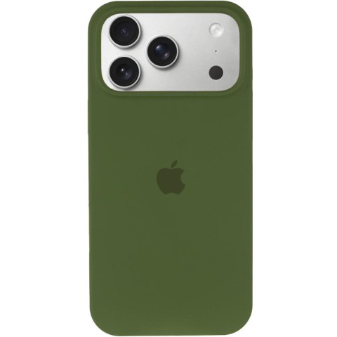 Чохол Silicone Case Full Protective (AA) для Apple iPhone 17 Pro Max (6.9") Зелений / Dark Olive