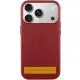 Чохол шкіряний Leather Case (AA) with MagSafe and Animation для Apple iPhone 17 Air (6.5") Crimson