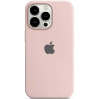 Чохол Silicone Case Full Protective (AA) для Apple iPhone 14 Pro Max (6.7") Рожевий / Chalk Pink