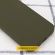 Чохол Silicone Case Full Protective (AA) NO LOGO для Apple iPhone 16 Pro (6.3") Зелений / Dark Olive