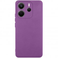 Чохол Silicone Cover Lakshmi Full Camera (AAA) для Xiaomi Redmi Note 14 4G Сливовий / Purple