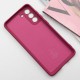 Чохол Silicone Cover Lakshmi Full Camera (AA) для Samsung Galaxy S21 FE Бордовий / Marsala