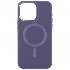 Кожаный чехол Bonbon Leather Metal Style with MagSafe для Apple iPhone 15 Plus (6.7")