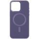 Кожаный чехол Bonbon Leather Metal Style with MagSafe для Apple iPhone 15 Plus (6.7")