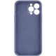 Чохол Silicone Case Full Camera Protective (AA) NO LOGO для Apple iPhone 14 Pro (6.1") Сірий / Lavender Gray