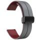 Силіконовий ремінець Classy для Smart Watch 20mm Grey / Plum