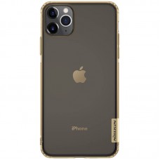 TPU чохол Nillkin Nature Series для Apple iPhone 11 Pro (5.8") Золотий (прозорий)