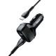 АЗП Hoco Z36 Leader 2.4A (2USB-A) + кабель USB to MicroUSB Чорний