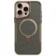 TPU+PC чехол Metal Buttons with MagSafe Carbon Ring для Apple iPhone 16 Pro (6.3")