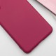 Чохол Silicone Cover Lakshmi Full Camera (AA) для Samsung Galaxy S21 FE Бордовий / Marsala