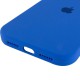 Чохол Silicone Case Full Protective (AA) для Apple iPhone 17 Pro (6.3") Синій / Capri Blue
