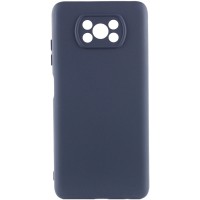Чохол Silicone Cover Lakshmi Full Camera (AA) для Xiaomi Poco X3 NFC / Poco X3 Pro Синій / Midnight Blue