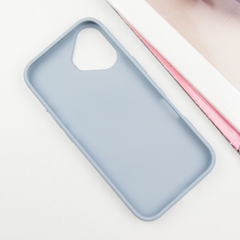 TPU чохол Bonbon Metal Style with MagSafe для Apple iPhone 16 (6.1") Блакитний / Mist Blue
