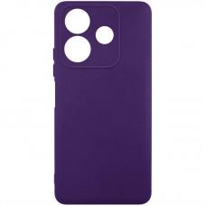 Чохол TPU GETMAN Liquid Silk Full Camera для ZTE Nubia V60 Темно фіолетовий / Dark Purple