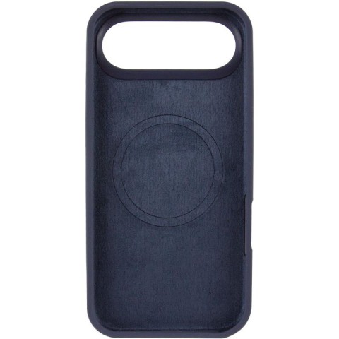 Чохол Silicone Case Full Protective (AA) V2 with MagSafe для Apple iPhone 17 Air (6.5") Темно-синій / Midnight blue