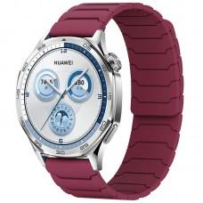 Ремінець Dual-color Magnetic для Smart Watch 22mm Wine red