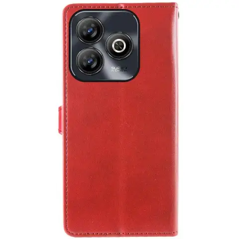 Шкіряний чохол-книжка GETMAN Gallant (PU) для ZTE Blade A75 4G Червоний