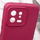 Чохол Silicone Cover Lakshmi Full Camera (A) для Xiaomi 13 Бордовий / Marsala