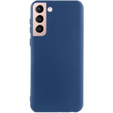 Чохол Silicone Cover Lakshmi (AA) для Samsung Galaxy S21 Синій / Navy Blue
