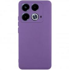 Чохол TPU GETMAN Liquid Silk Full Camera для Infinix Note 40 4G Фіолетовий / Amethyst