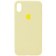 Чохол Silicone Case Full Protective (AA) для Apple iPhone XR (6.1") Жовтий / Mellow Yellow
