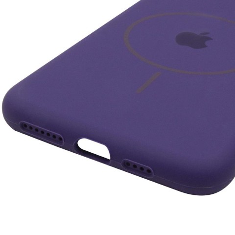 Чохол Silicone Case Full Protective (AA) with MagSafe для Apple iPhone 11 Pro Max (6.5") Фіолетовий / Amethyst