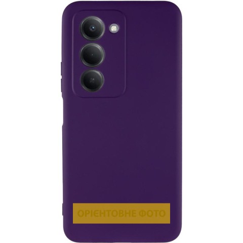 Чохол TPU GETMAN Liquid Silk Full Camera для Xiaomi Redmi 15 (Global) Фіолетовий / Purple