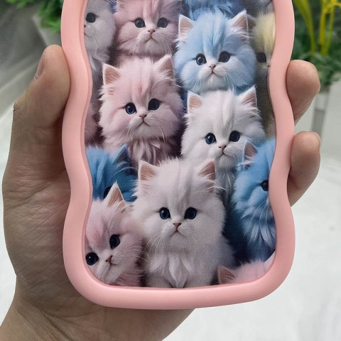 Чохол TPU Cloudy Pictures для Xiaomi Redmi Note 13 5G Kittens
