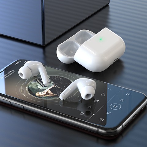 Бездротові TWS навушники Hoco EW68 ANC+ENC (App) White